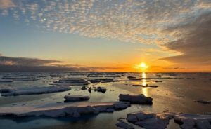 antarctic sunset